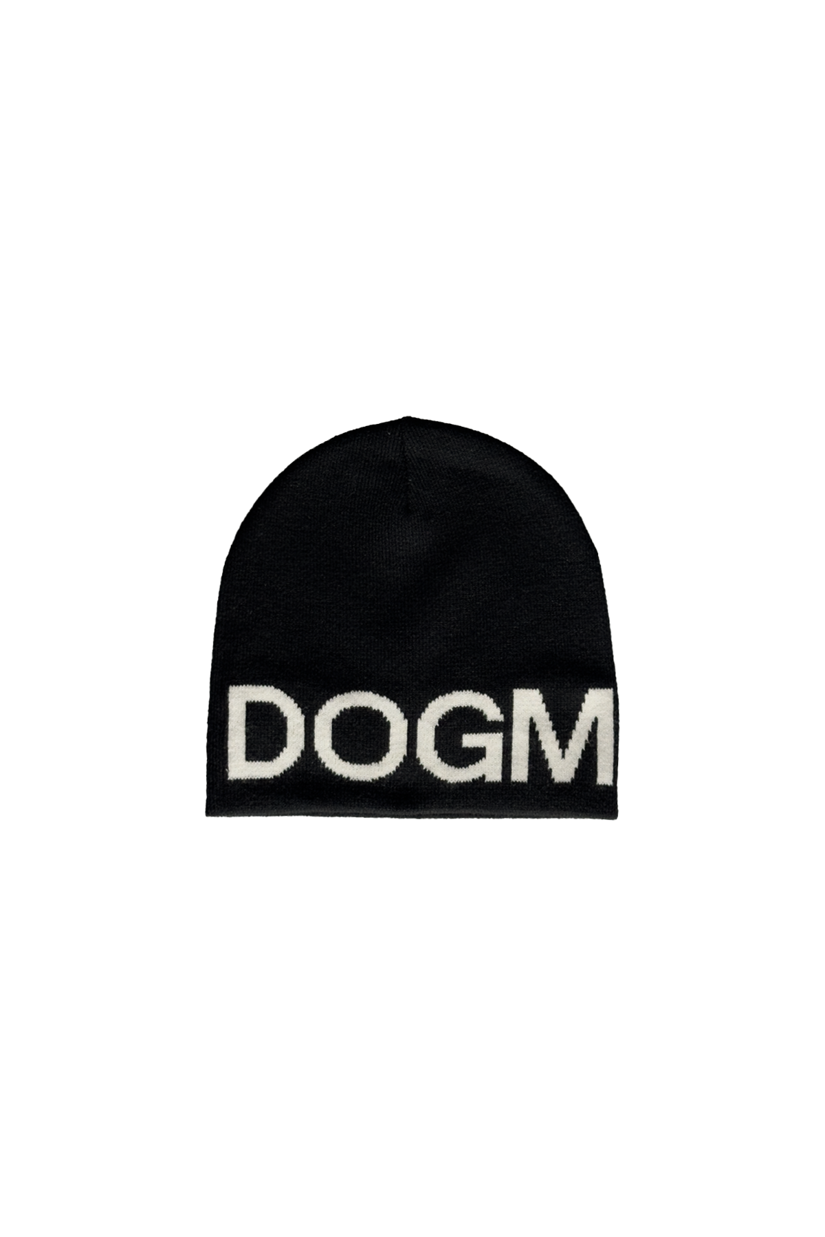 Jacquard Wordmark Beanie - Black