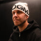 Jacquard Wordmark Beanie - White