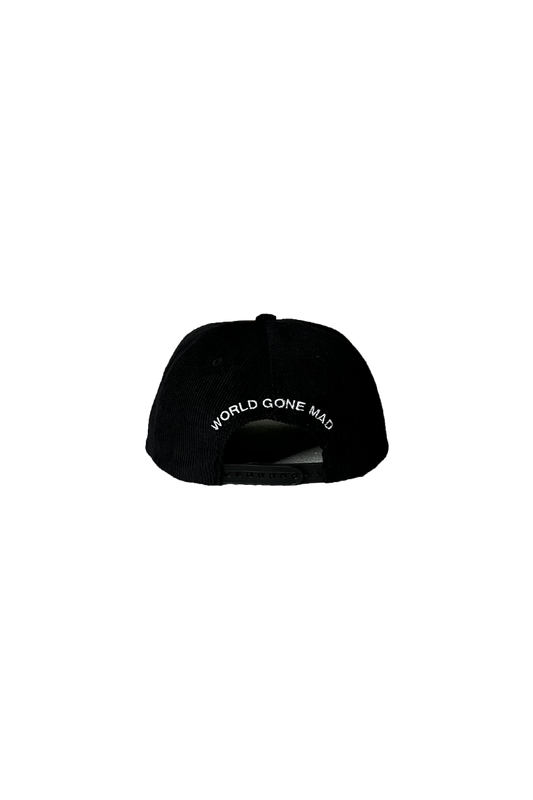 Corduroy "D" Hat - Black