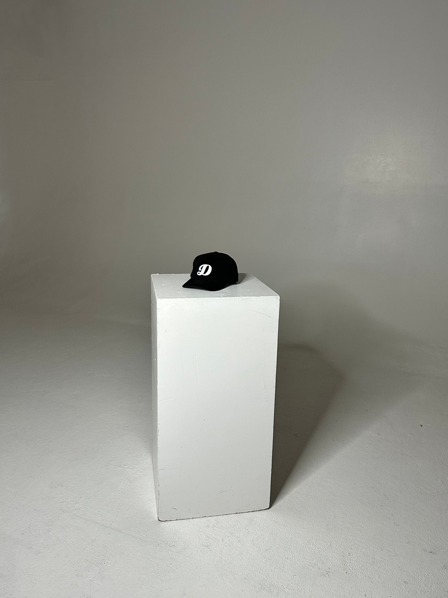 Corduroy "D" Hat - Black