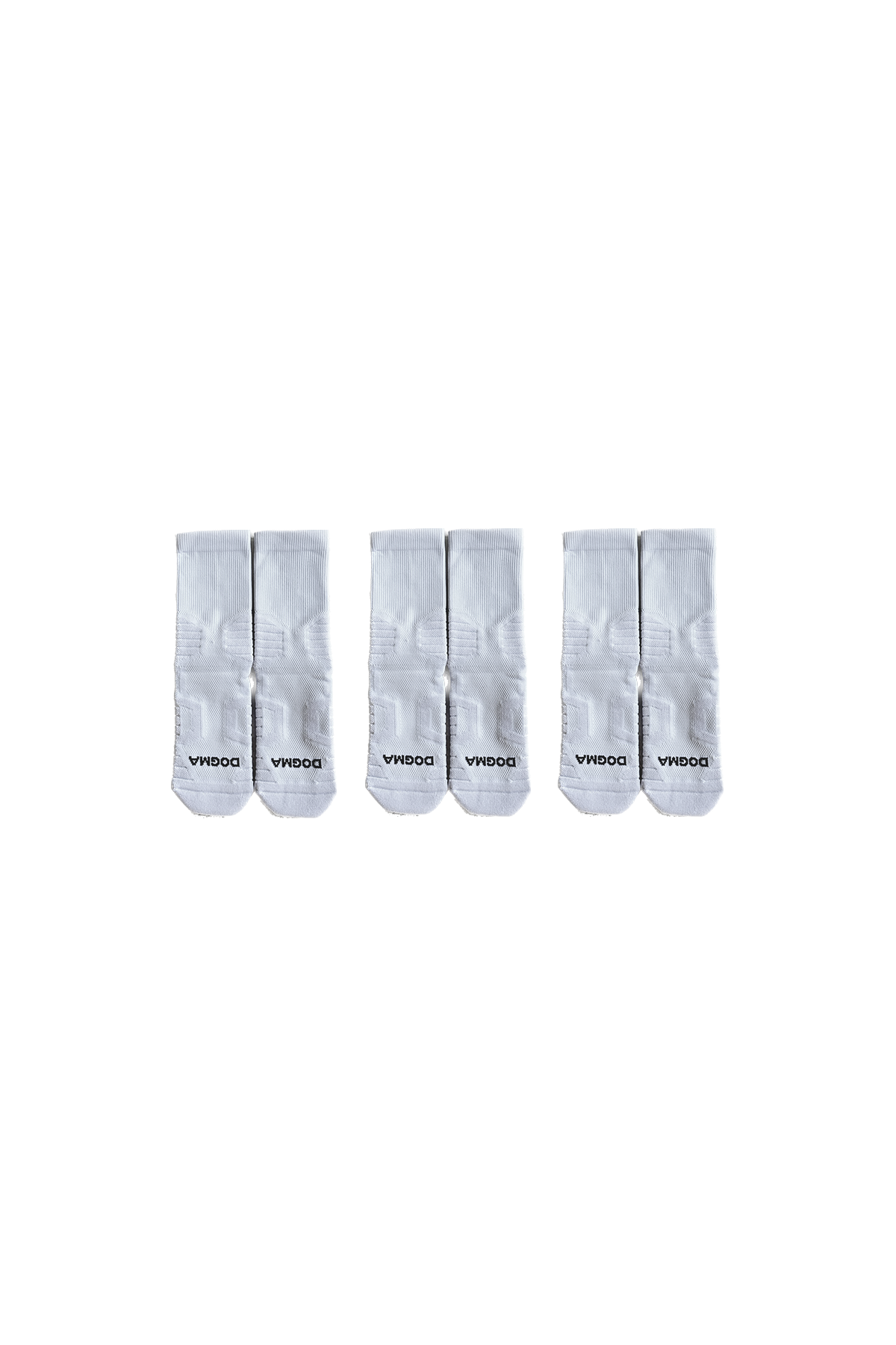 DOGMA ACTIVE performance socks 3-pack - White