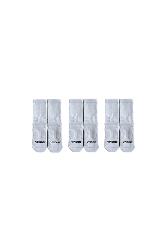 DOGMA ACTIVE performance socks 3-pack - White